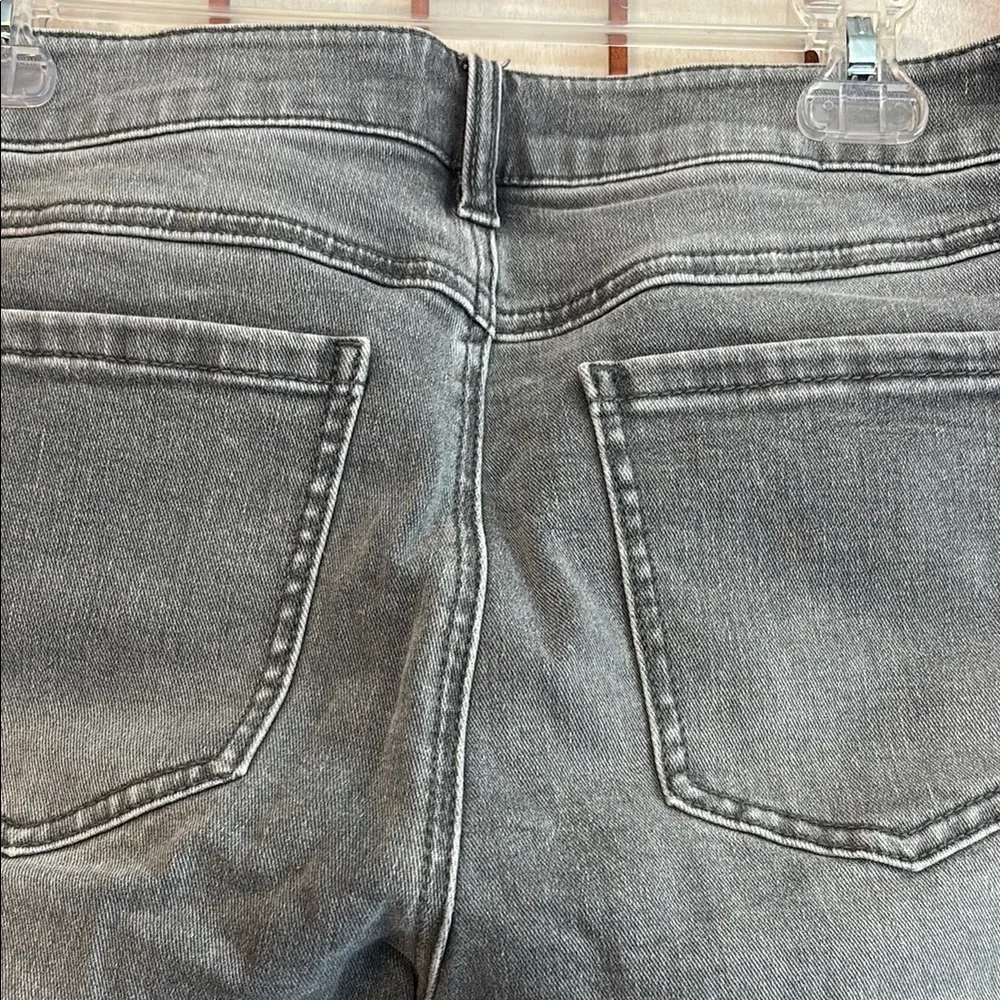 Cabi Button Fly Straight Women's Gray Jeans, 8 - Picture 5 of 9